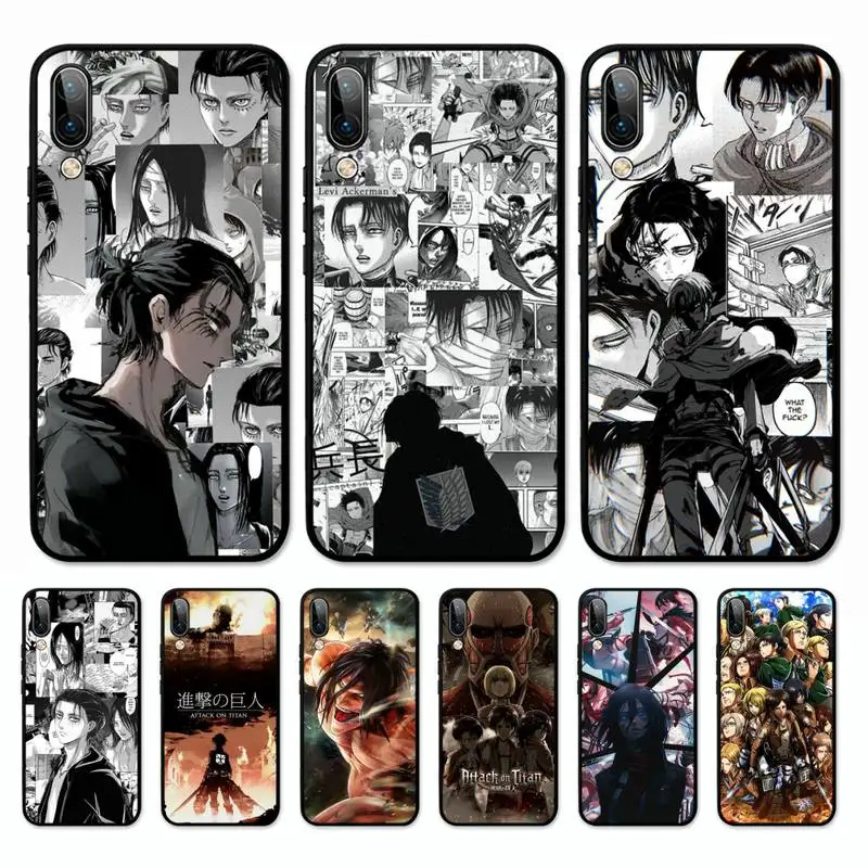 

Japan Anime A-Attack On T-Titan Phone Case for Vivo Y91C Y11 17 19 17 67 81 Oppo A9 2020 Realme c3