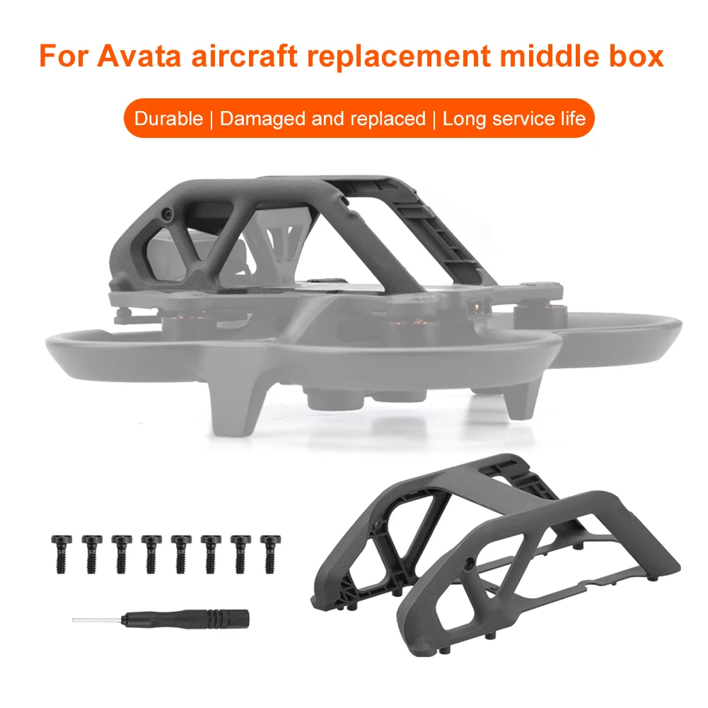 

Portable Upper Frame Drone Accessories Upper Frame Protection Bracket Removable Detachable Spare Parts Replacment for DJI Avata