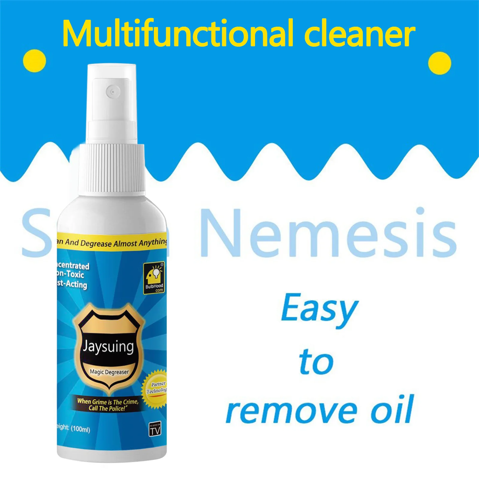 Масляный очиститель кухонная вытяжка тяжелая масляная очистка пятен плитка