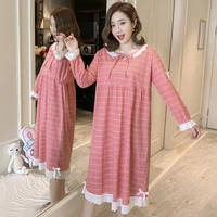 spring and autumn womens nightdress long sleeve nightdress home wear sexy sleepwear women nightgown sleep tops night gown