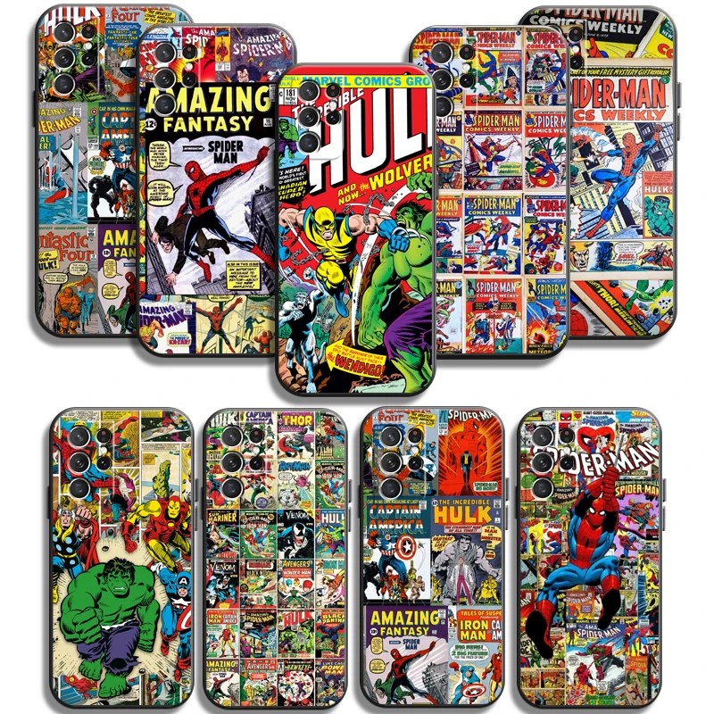 

Avengers Marvel Phone Cases For Samsung Galaxy A31 A32 A51 A71 A52 A72 4G 5G A11 A21S A20 A22 4G Funda Back Cover Soft TPU