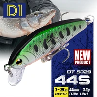 d1 trout lure minnow bait 44mm 3 3g artificial sinking hard wobbers for trout carp bass freshwater 2020 pecsa tackle dt5029