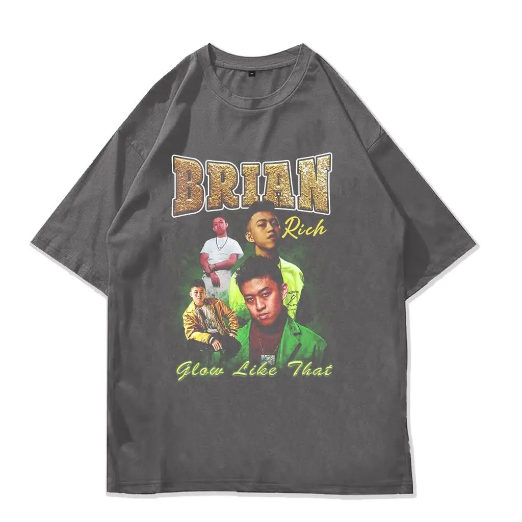 FREE ONGKIR - Kaos Rich Brian Винтажная футболка большого размера