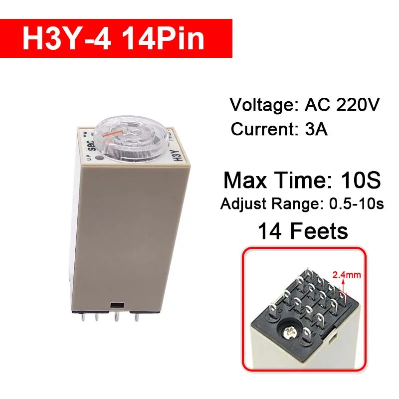 

Реле задержки времени H3Y-4