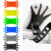 360 degree rotatable motorcycle mobile phone holder silicone motocycle bike handlebar stand mount bracket moto accessories