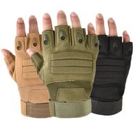 outdoor sport fingerless tactical gloves airsoft half finger type military men women combat gloves shooting hunting mens gloves