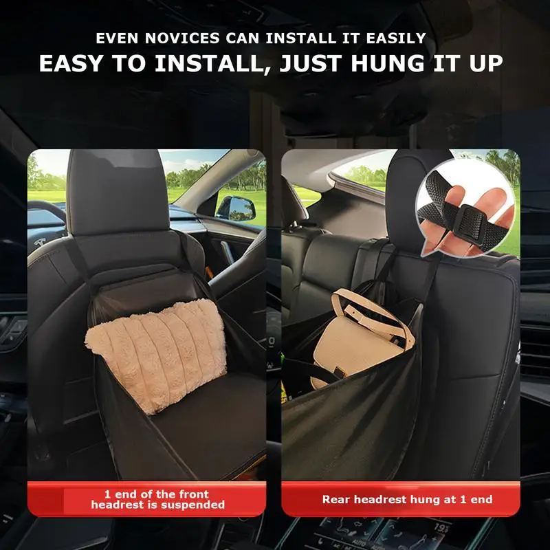 Автомобильный органайзер за сиденьем автомобильная сумка для хранения среднего