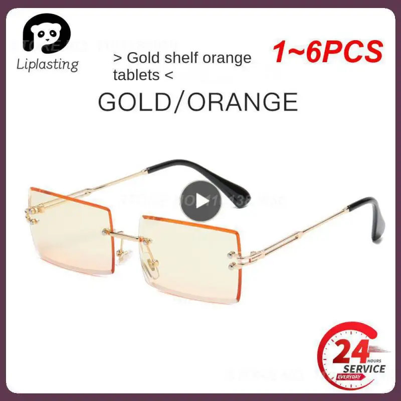 

1~6PCS Car Motorcycle Sunglasses Shades Fashion Vintage Rimless Sunglasses Retro Clouds Tassel Steampunk Disco Glasses