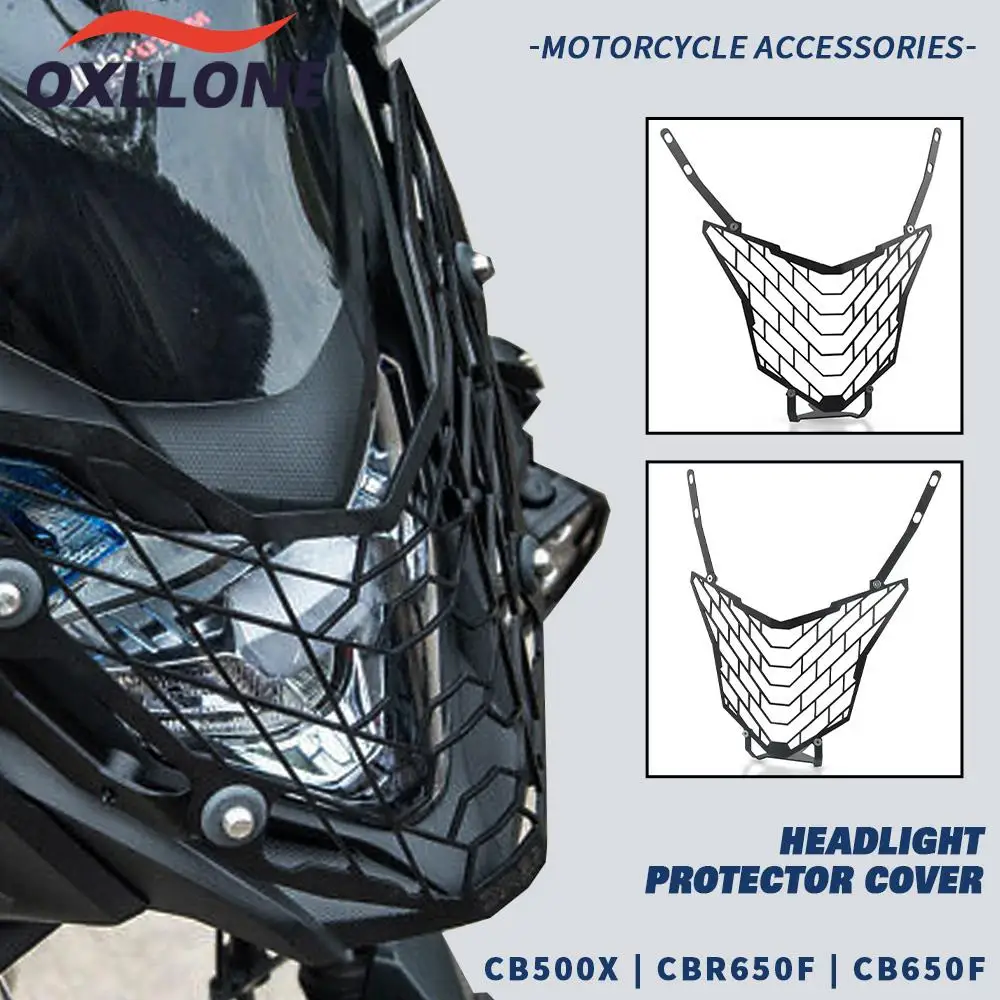 

For Honda CB500X CB 500X CB 500 X C4500X 2013 2014 2015-2022 Motorcycle Headlight Head Lamp Light Grille Guard Cover Protector