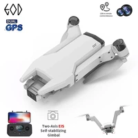 2022 new gps drone professional aerial hd dual camera eis 2 axis gimbal v type double rotor 30mins long endurance rc aircraft