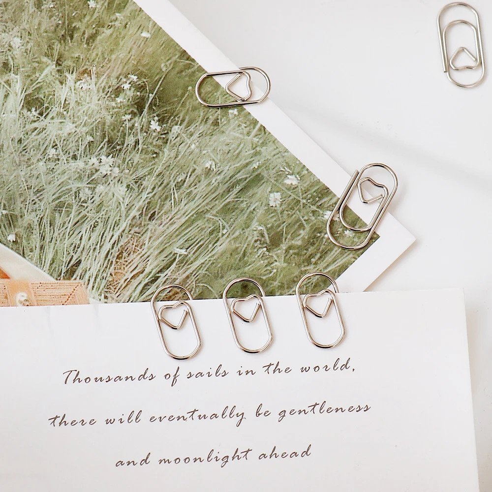 

Металлические зажимы для бумаги 50 шт