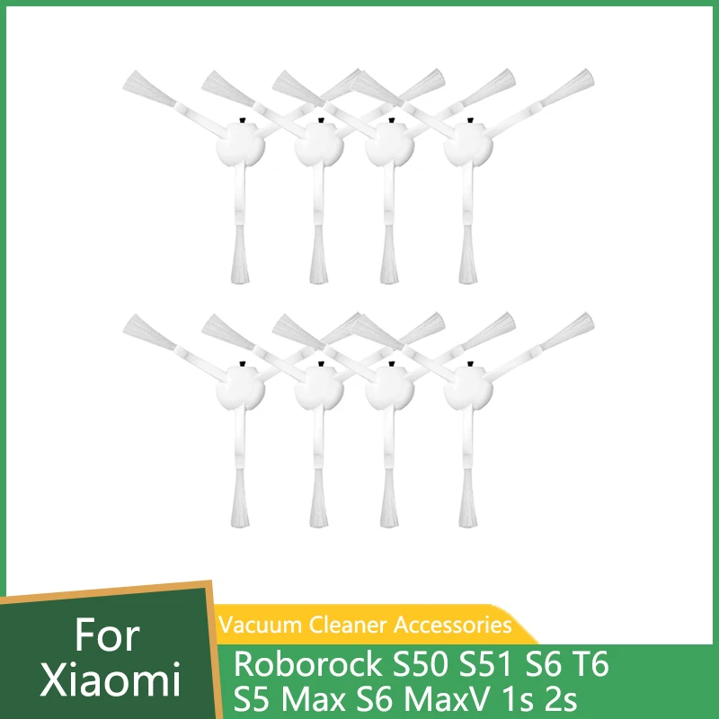 Боковые щетки с 3 ручками для Xiaomi MI 1s 2s Roborock S50 S51 S6 T6 S5 Max MaxV аксессуары