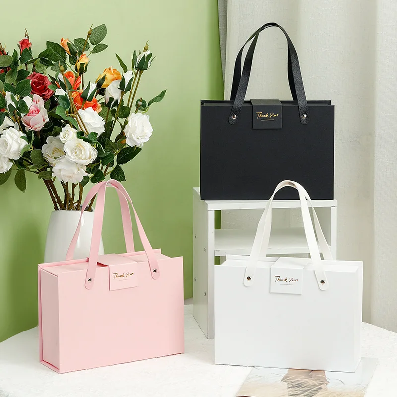 Es With Lids Handles Reusable Luxury Goodie Decorative Boxes For Presents Wedding Christmas Birthdays Mother's Day