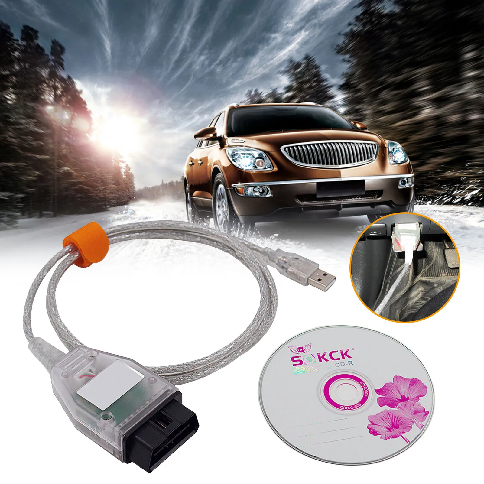 

Один кабель Mini-VCI J2534 для Toyota Techstream V16.00.017 чип диагностический инструмент кабель MINI VCI OBD2 автомобильные аксессуары