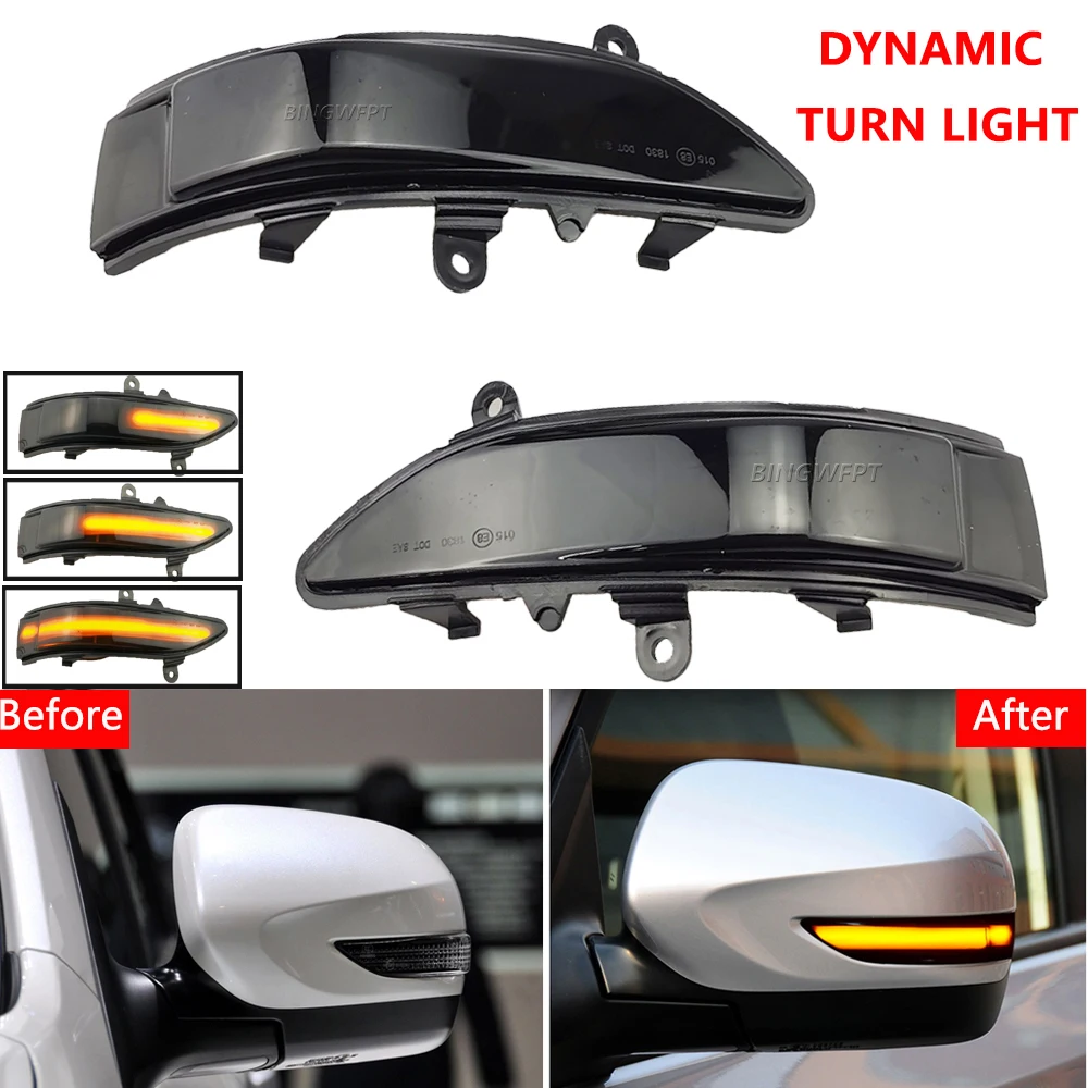 

2 Pieces Dynamic Blinker For Subaru Forester Outback Legacy Tribeca Impreza Wrx Sti Side Mirror Indicator LED Turn Signal Light