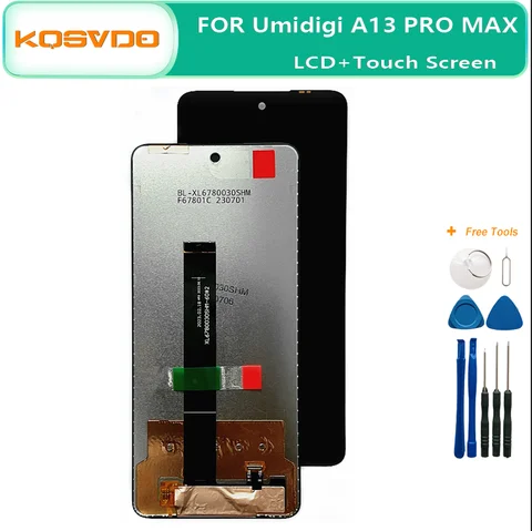 Новый оригинальный 6,8 дюймов для Umidigi A13 Pro Max 5G LCD сенсорный экран дигитайзер дисплей модуль
