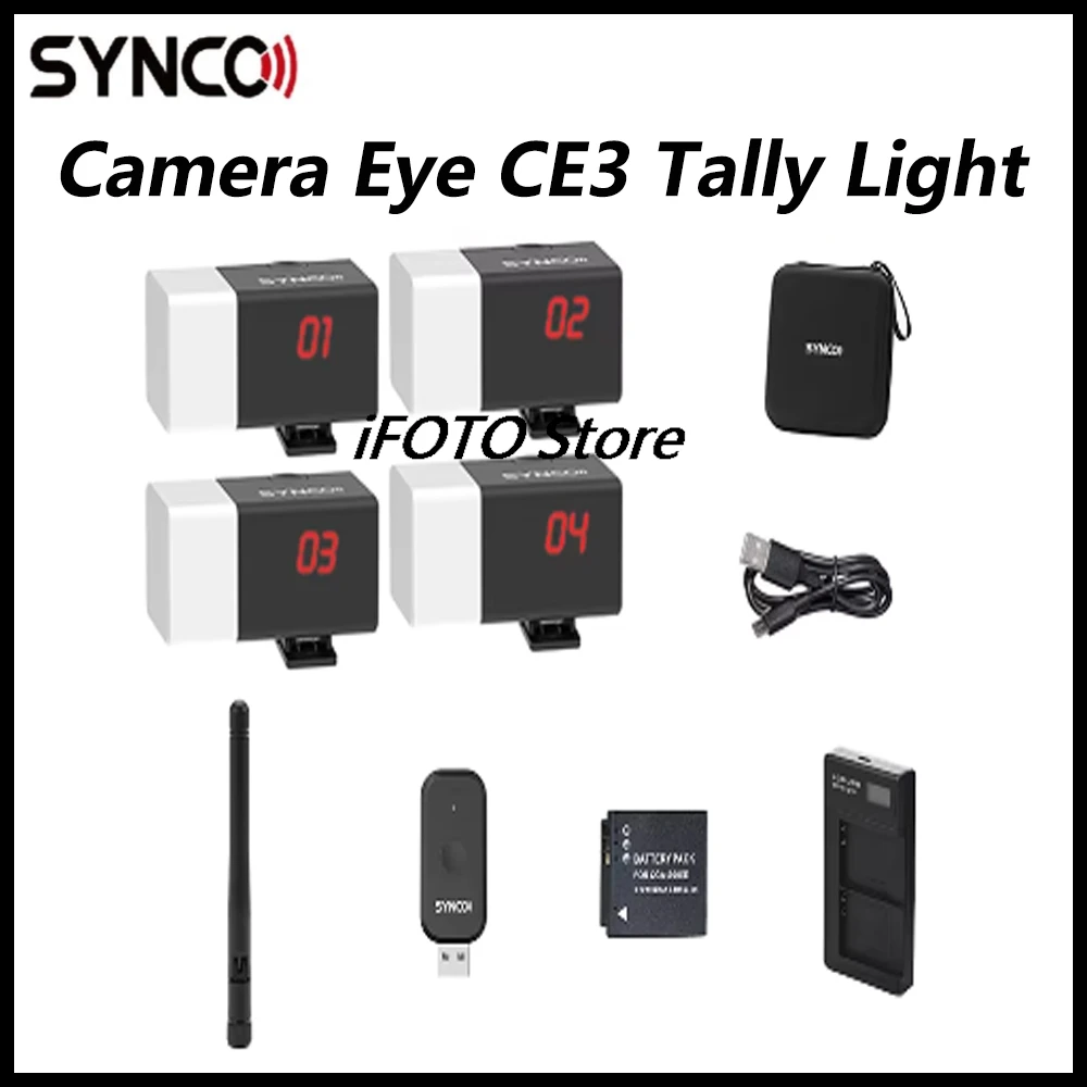 SYNCO Camera Eye CE3 Tally Light с передатчиком 2 4G Lora Беспроводная передача для прямой
