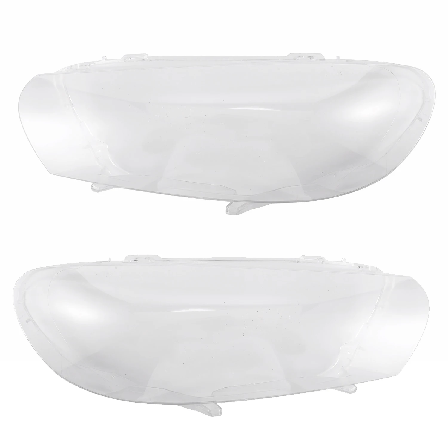 

Pair(Left+Right)for Scirocco 2008-2014 Car Headlight Lens Cover Replacement Transparent Lampshade Gl Shell