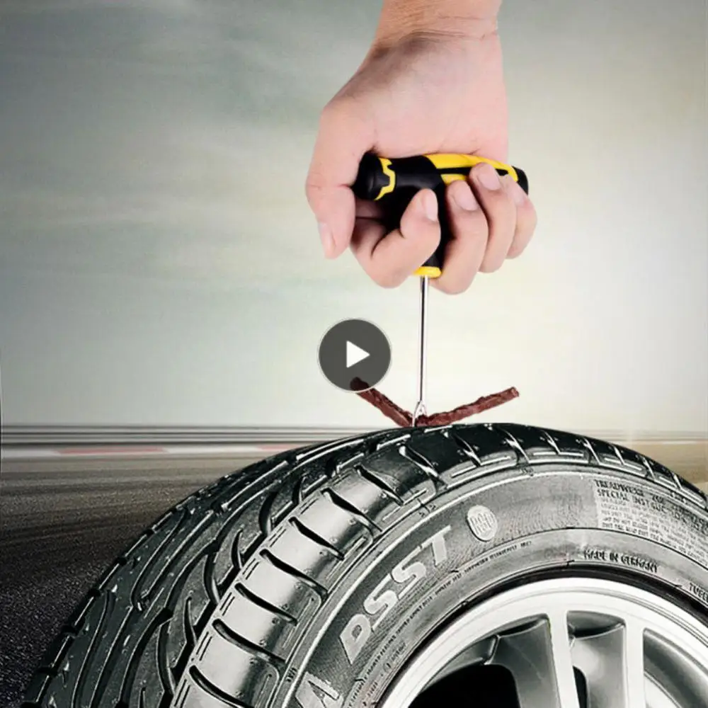 

Car Tubeless Puncture Tire Repair Strip Portable 1 Set Tire Repair Kit Universal Durable Tyre Repair Tool Set Car Supplies