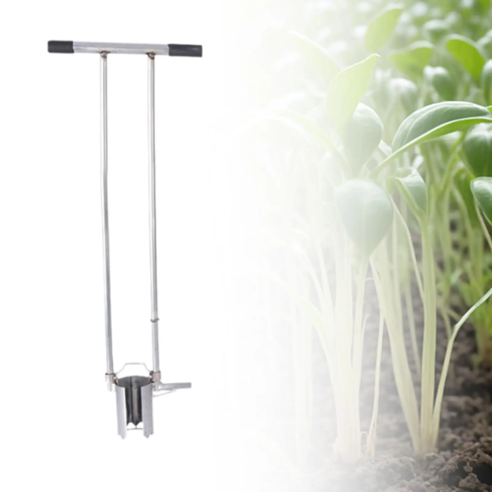 Ручной садовый плантатор с длинной ручкой практичный ручной пересадочный прибор