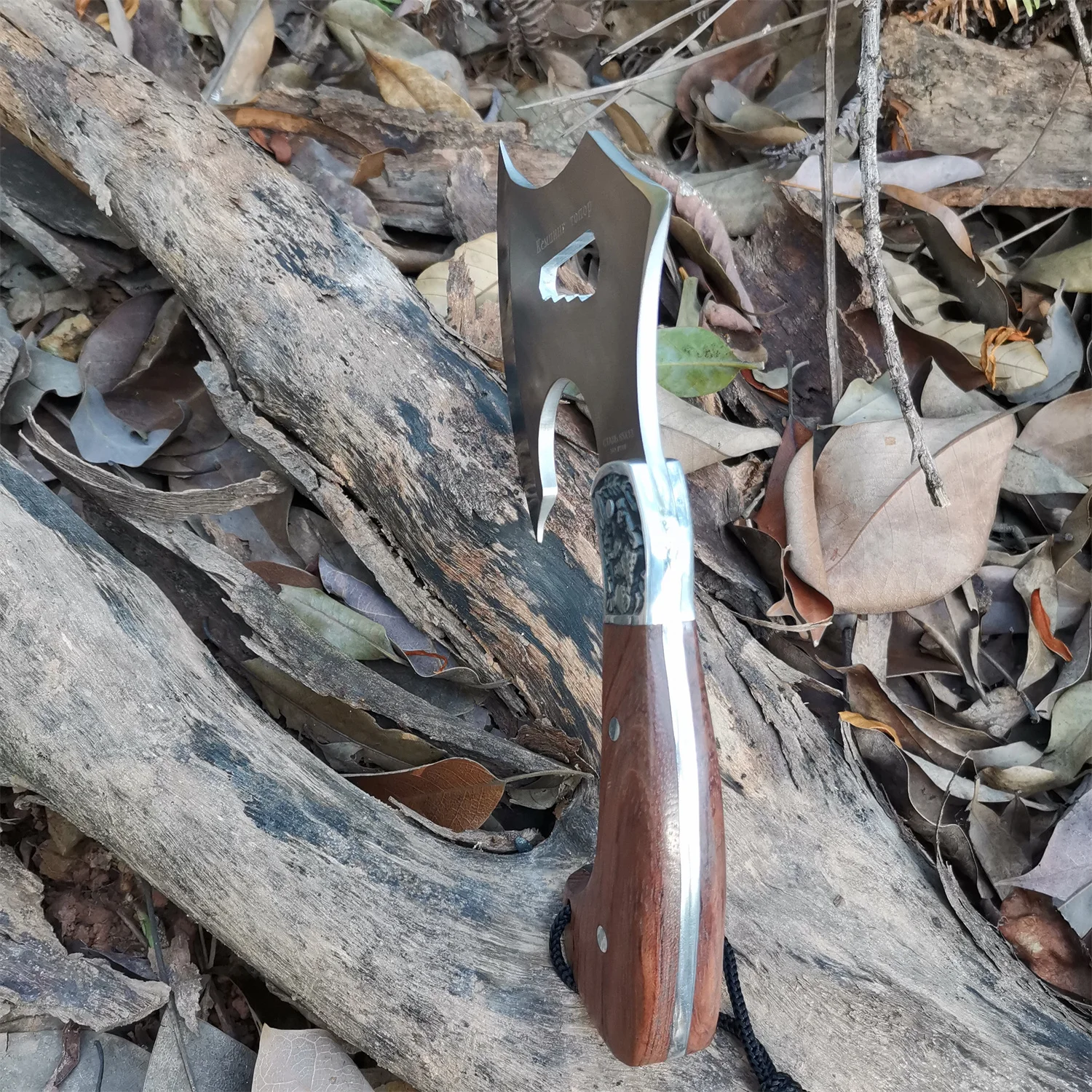 Уличный Портативный топор Джунгли для выживания кемпинга Многофункциональный