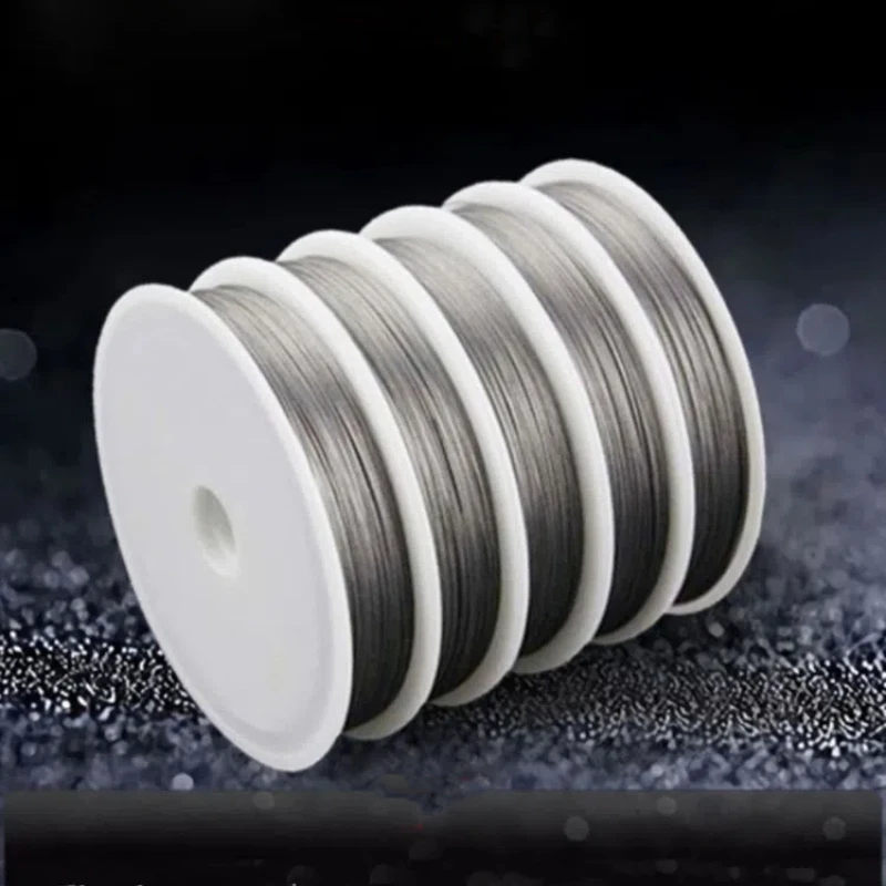 Прочная рыболовная леска из нержавеющей стали ультратонкая мягкая для морской и