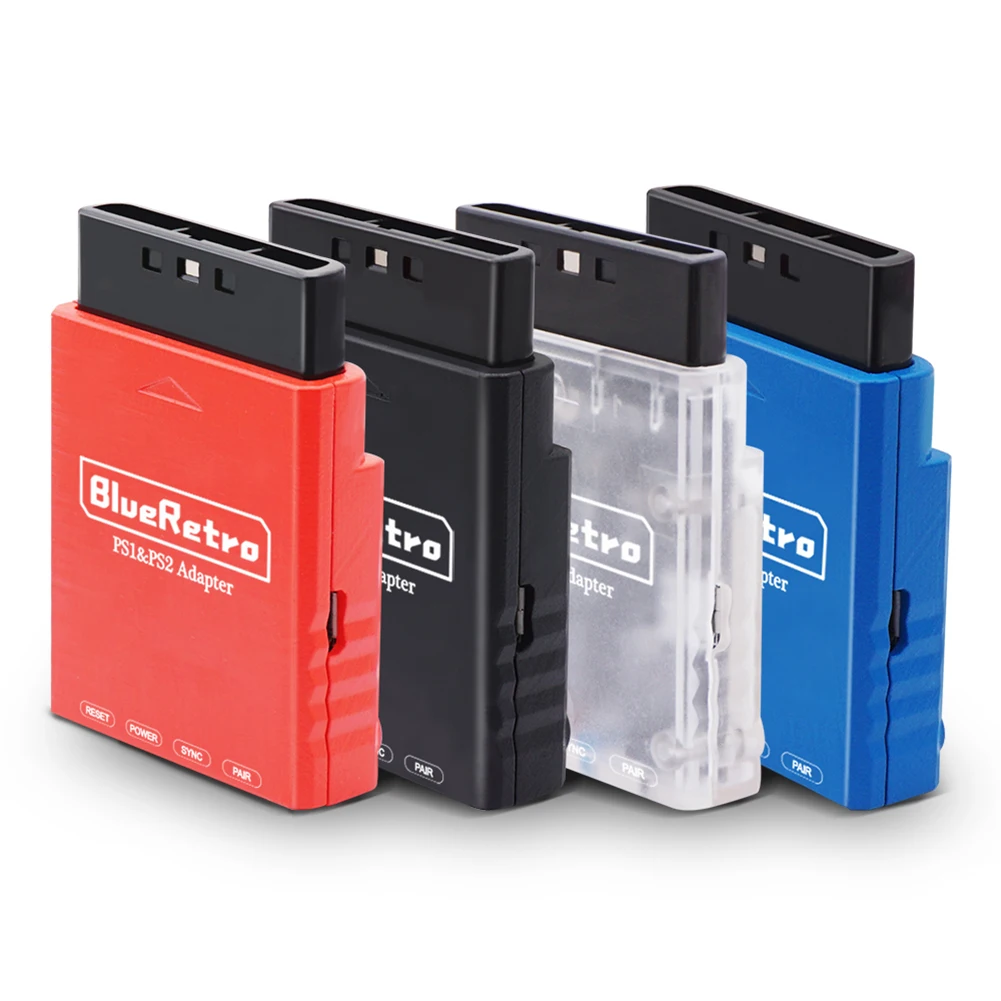 

Конвертер беспроводного контроллера Blueretro Bluetooth, портативный адаптер Bluetooth для PS1/PS2 игровых консолей на Xbox