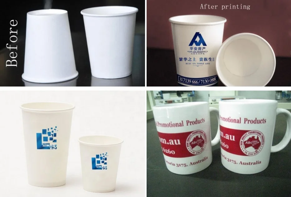 Цилиндрический бумажный стаканчик шелкотрафаретная печатная машина