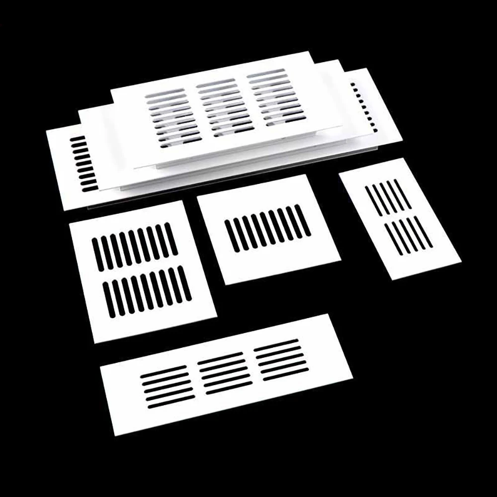 

Cabinet Air Vent Hole Mesh Aluminum Alloy Ventilation Fence Exhaust Hole Cover Plug Decorative Cover For Closet Air Conditioner