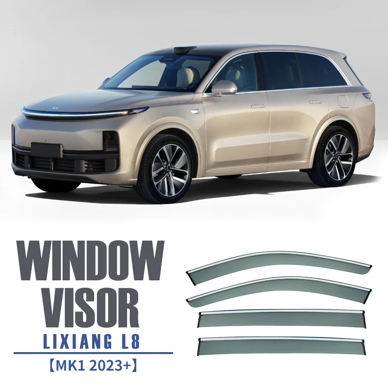 

4 шт./комплект, пластиковые защитные козырьки для окон Li-xiang L8 MK1 2023
