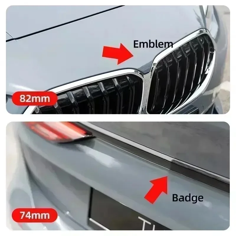 

74 мм 82 мм капот передний задний багажник эмблема логотип значок наклейка 50-летие издание для BMW E53 E93 E90 E60 E87 X3 F30 F20