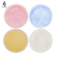 4 pcs reusable cotton pads makeup remover pad bamboo washable round cleansing facial make up cosmetic sponge accessories