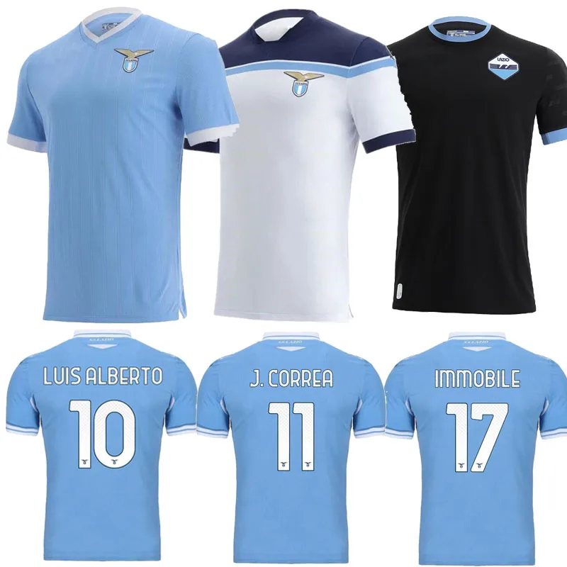 

21 22 футболки с надписью «Lazio home away», «Третья рубашка для дома», «J.CORREA LAZZARI 2021 2022, футболка LULIC Сергей Луис камизета лазио