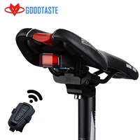 bicycle wireless anti a6 alarm lock bike remote control rear light antusi bell cycling safety taillight bicicletas smart lamp