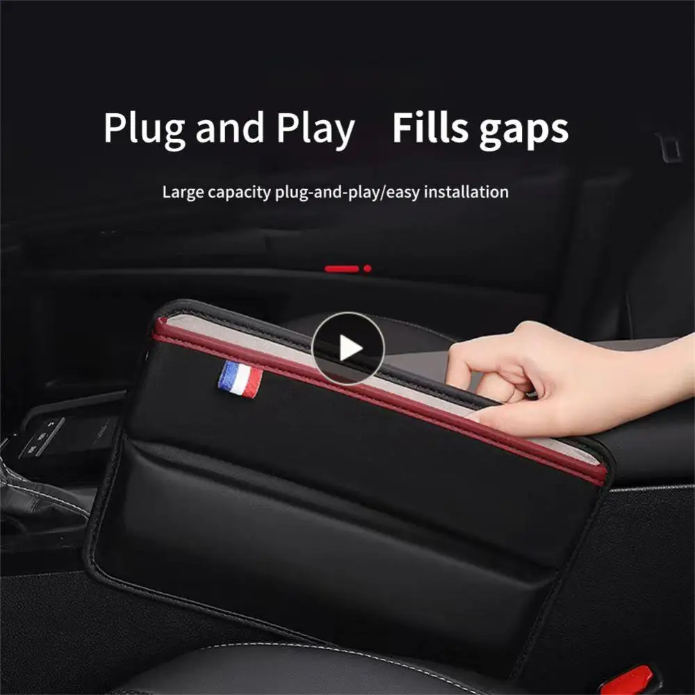 

32x21x5cm Multifunction Driver Seat Storage Bag Installation Is Very Simple Large Capacity Car Slit Box Organizer Portable 310g