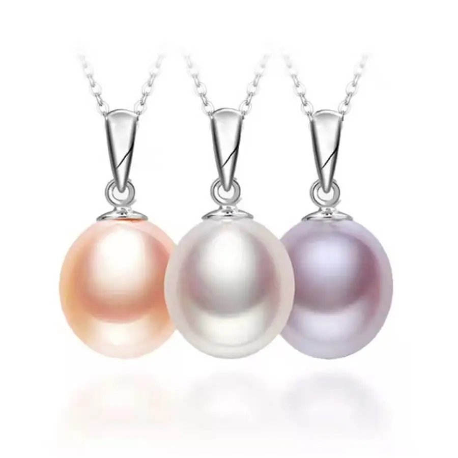 

Fashion Ladies Pearl Pendant 5A Grade Flawless Cultured Pearl Melon Seed Clasp Pendant for DIY Necklace Earrings Accessories