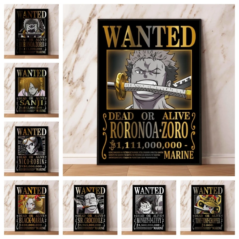 

Hot Anime Poster One Piece Chopper Comics Pictures Gifts Modular Painting High Quality Art Decorative Hanging Classic