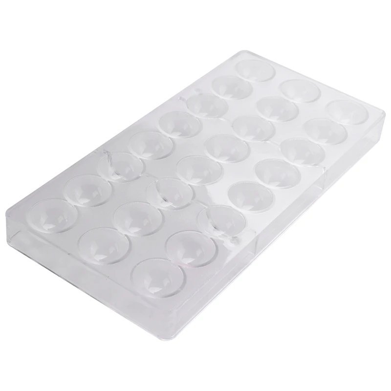 

24 Holes Semi Sphere Chocolate Mould Polycarbonate Chocolate Bar Mold Half Ball Candy Maker Mold Bakeware
