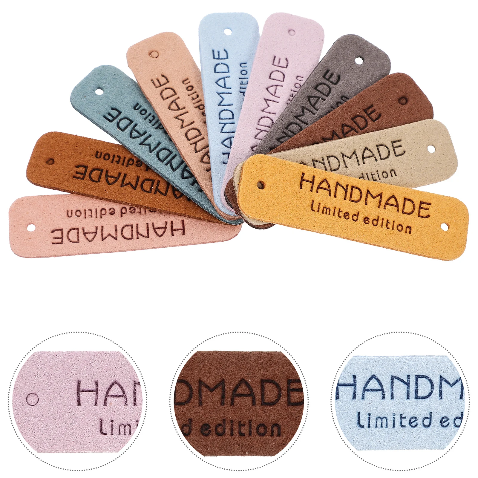 100 шт. вязаные крючком бирки ручной работы для одежды украшения из искусственной