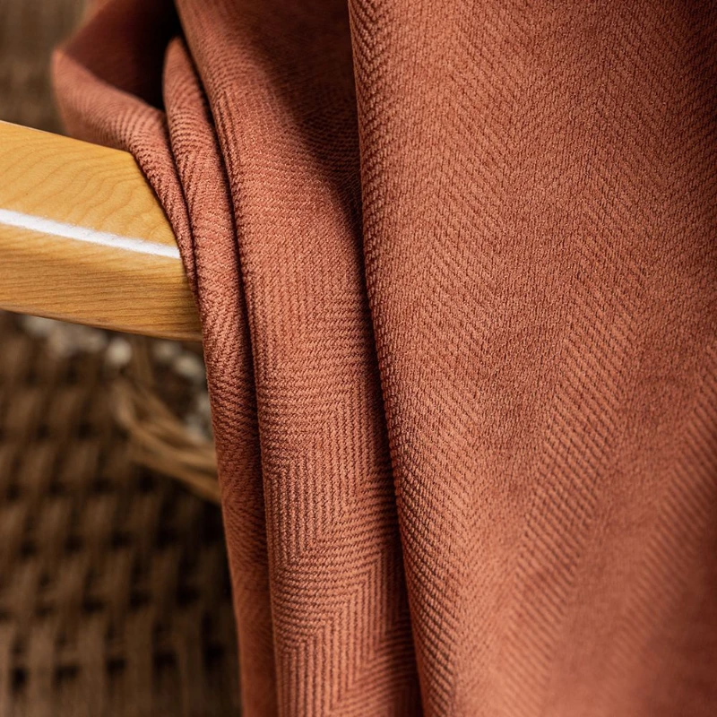 Шторы шенилловые с узором в елочку плотные шторы из шенилла для гостиной спальни