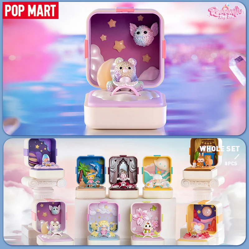 Teresia POP MART Ramantic Ring Box Series Blind Box Kawaii Doll Action Anime Cute Figure Toy Child Girl Birthday Gift