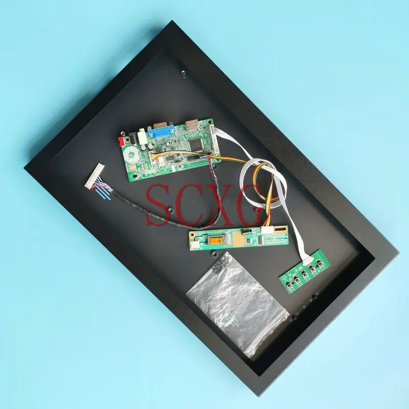 

Fit LTN160AT02 LTN160AT01 Metal Case+58C Drive Controller Board LCD Monitor 30-Pin LVDS 16" 1CCFL Backlight DIY Kit 1366*768