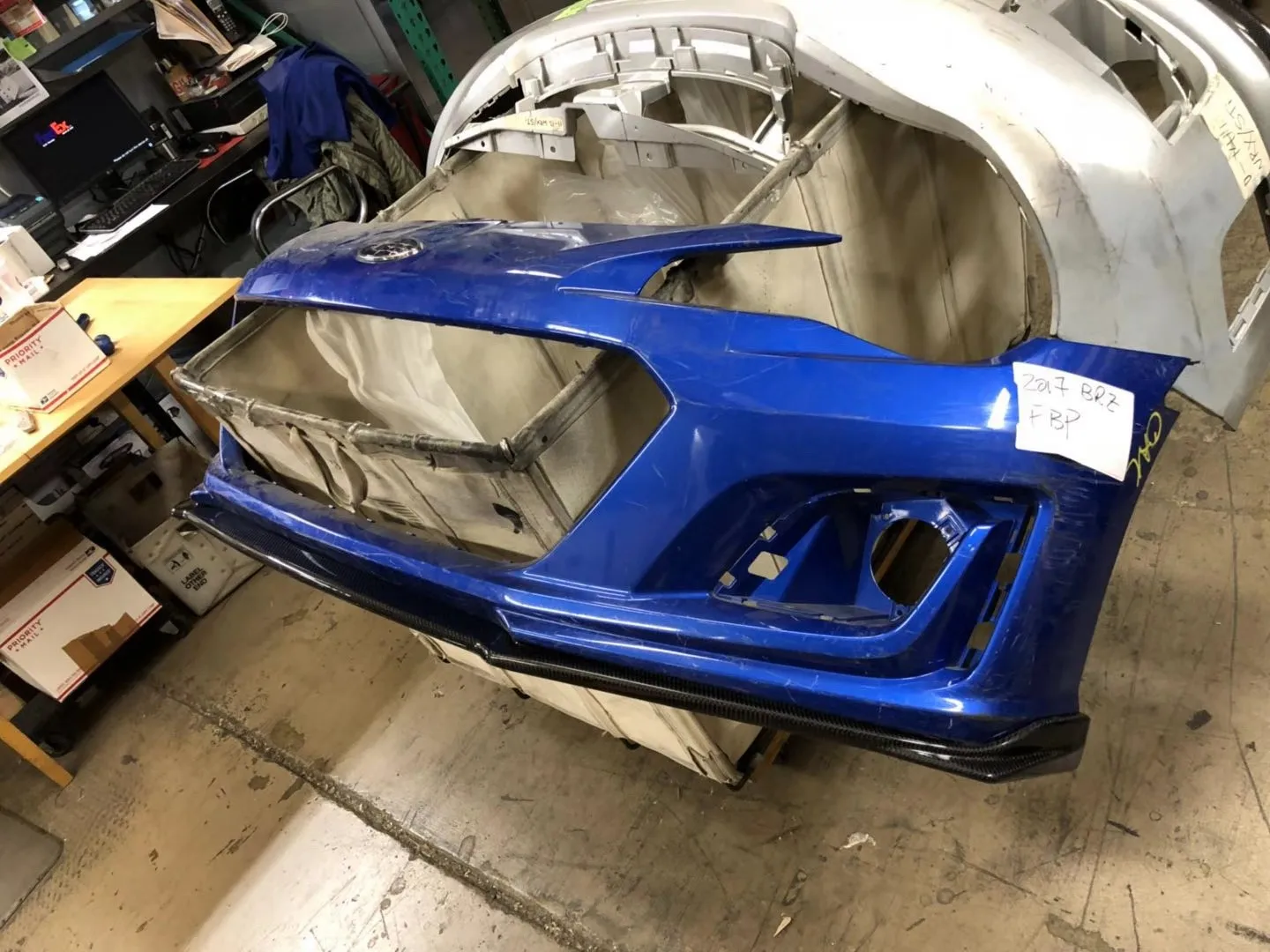 Карбоновое волокно для переднего бампера BRZ FT86 GT86 FRS ZR