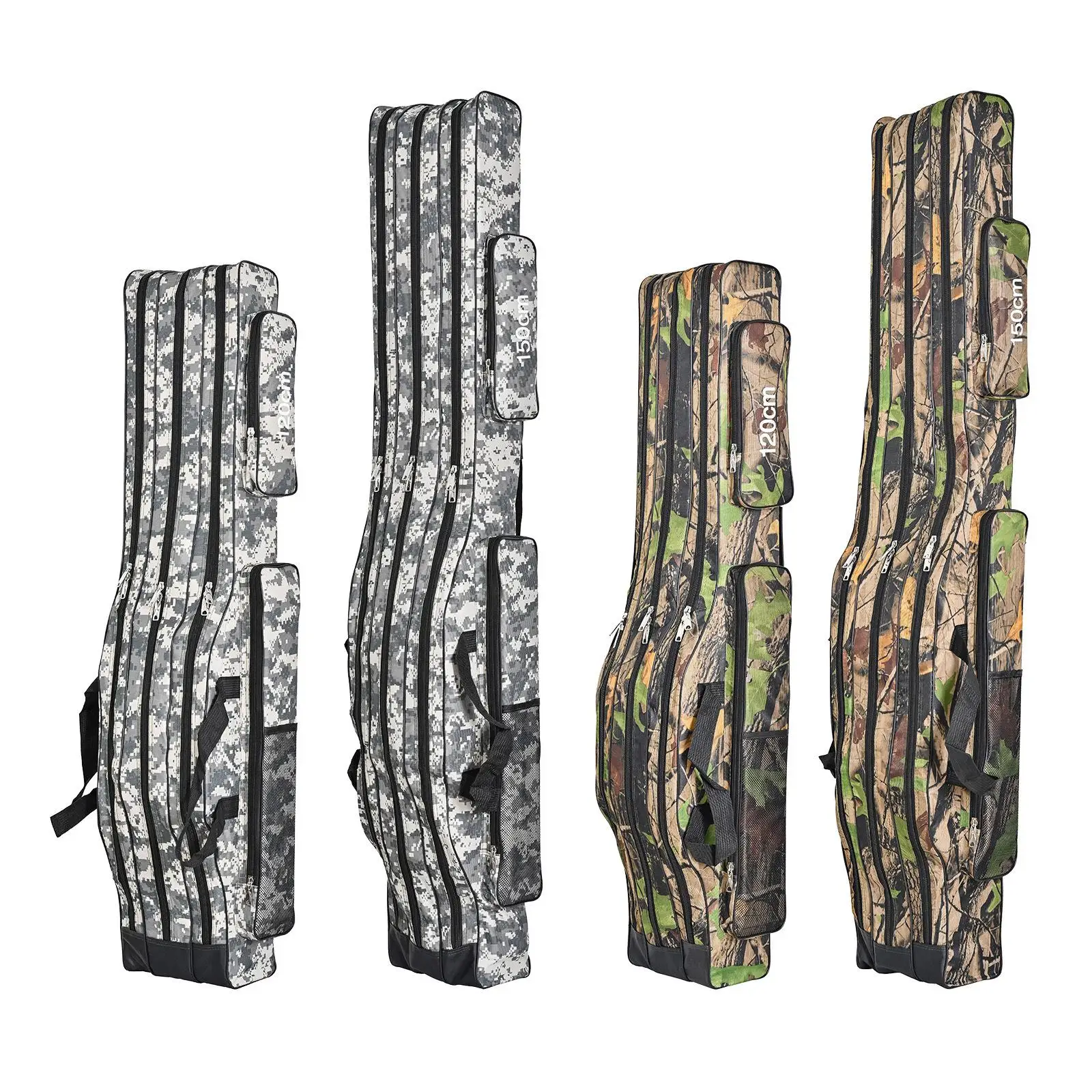 

Fishing Rod Case Folding Large Capacity Fishing Gear Protective Cover Multifunctional Carry Case for Fishing Gears Organizer Men