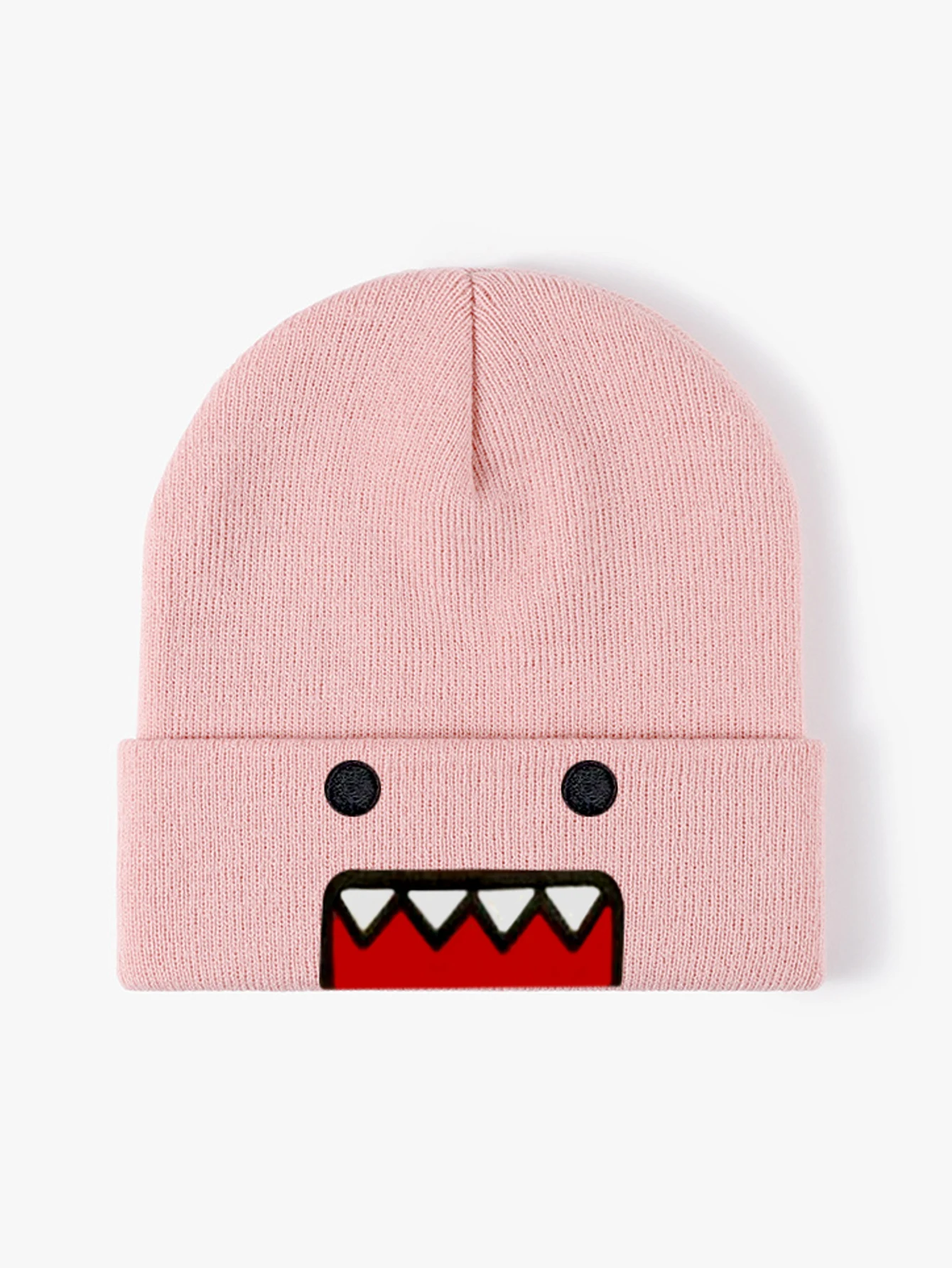 Модная вязаная шапка с вышивкой из мультфильма Ins Tama Jun для мужчин и женщин теплая