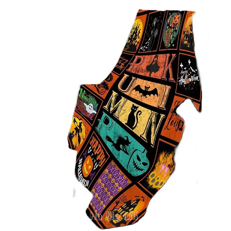 Мягкое легкое фланелевое одеяло от Ho Me Lili Хэллоуин жуткая ведьма летучая мышь