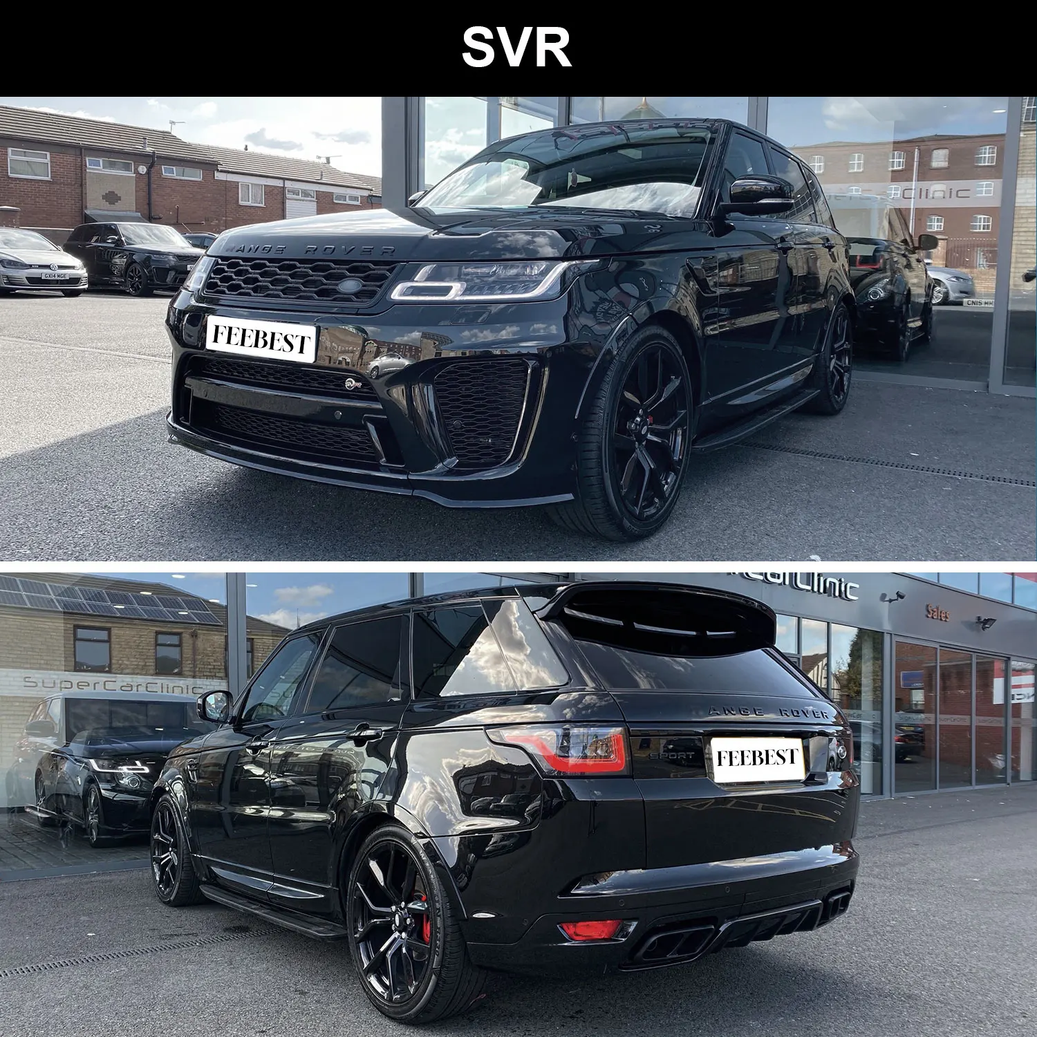 Новый комплект для преобразования SVR/OE обвес подтяжки лица Range Rover Sport L494 2014 2015 2016