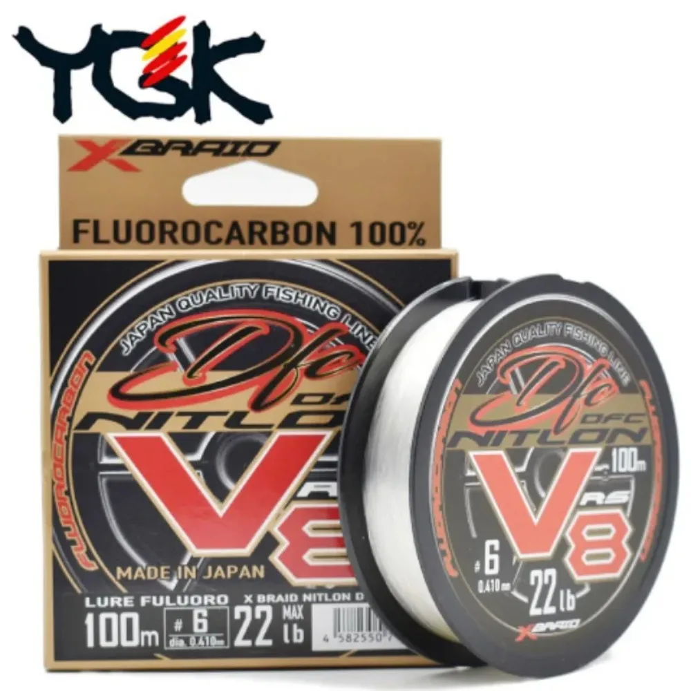 

YGK RS V8 Fluoro Carbon 100m Fishing Leader Line