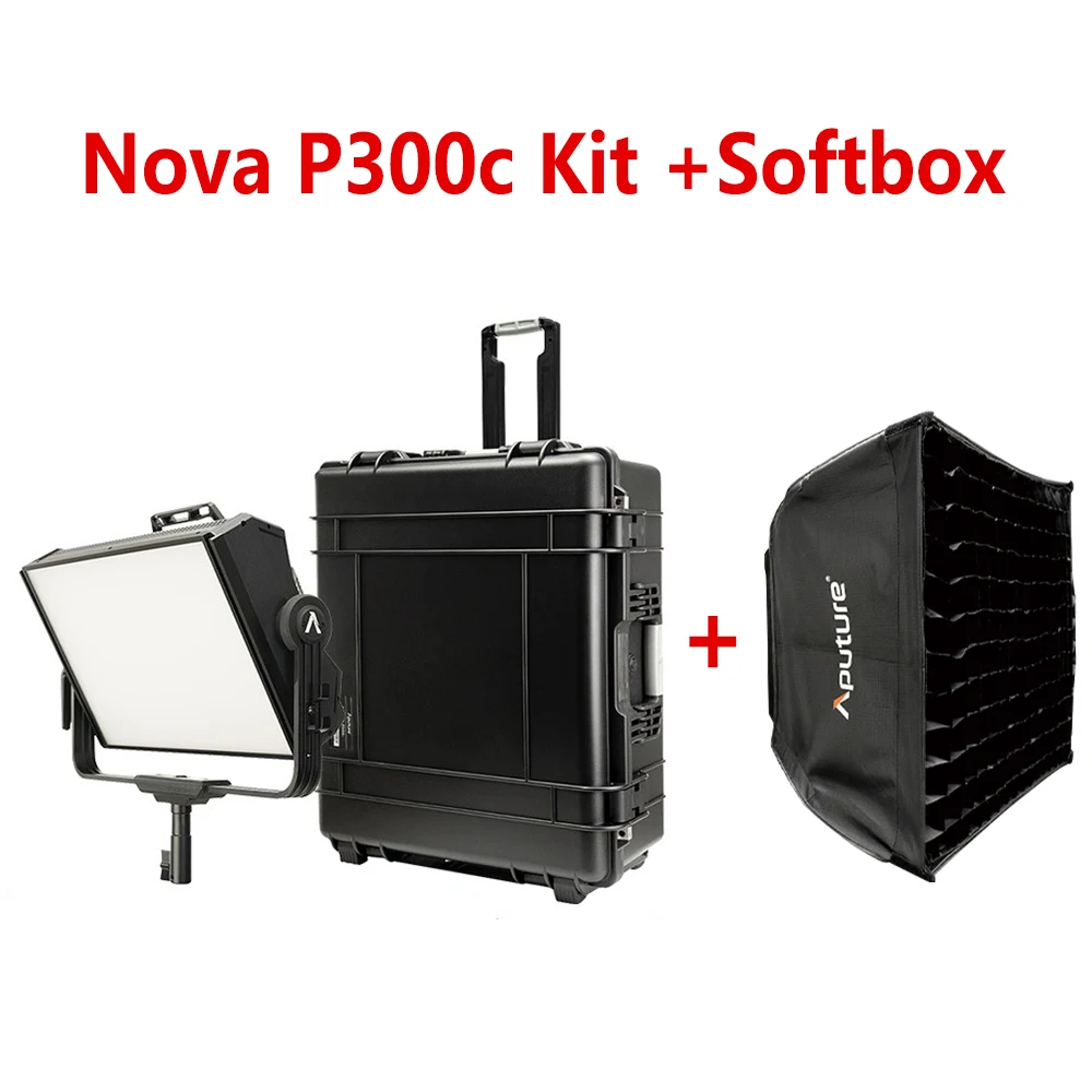 Aputure Nova P300c софтбокс P300C RGB светильник 2000-10000K дневсветильник свет Студия фото