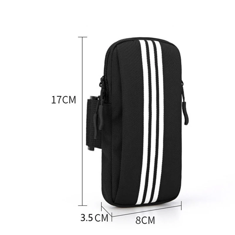Men Women Arm Sports Bags Gym Fitness Money Keys Storage Package Phone Headset Hole Simple Style Golf Outdoor Running Armband